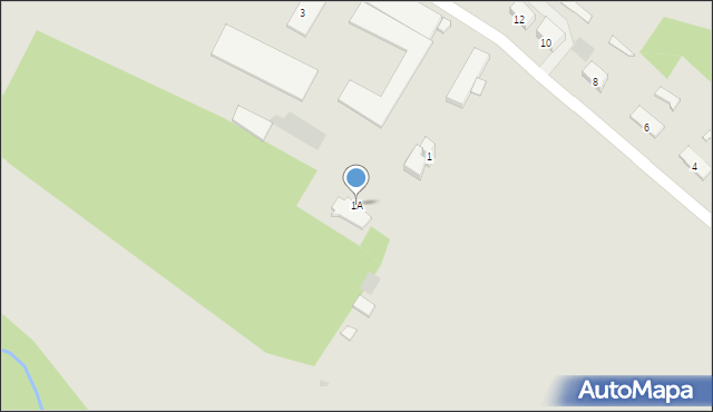 Myszków, Folwarczna, 1A, mapa Myszków