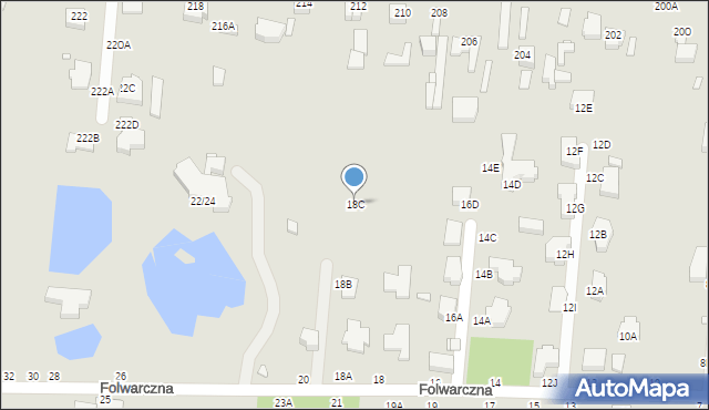 Piotrków Trybunalski, Folwarczna, 18C, mapa Piotrków Trybunalski