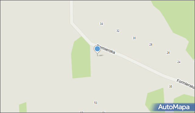 Radom, Formierska, 51, mapa Radomia