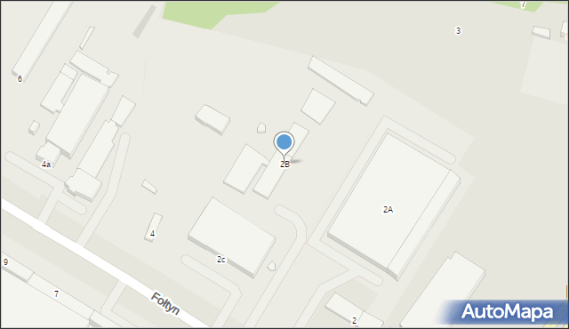 Radom, Fołtyn Marii, 2B, mapa Radomia