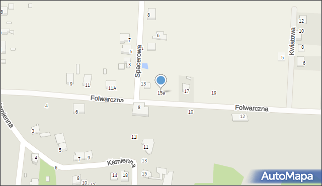 Rokitno Szlacheckie, Folwarczna, 15a, mapa Rokitno Szlacheckie