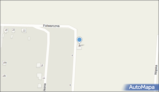 Rokitno Szlacheckie, Folwarczna, 36, mapa Rokitno Szlacheckie