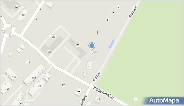 Rumia, Formeli Apolinarego, 1, mapa Rumia