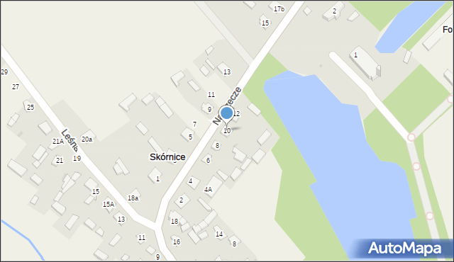 Skórnice, Folwark, 10, mapa Skórnice