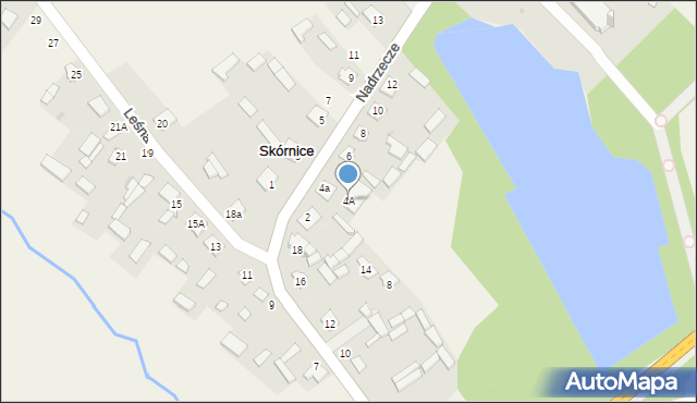 Skórnice, Folwark, 4A, mapa Skórnice