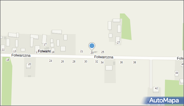 Stromiec, Folwarczna, 23, mapa Stromiec