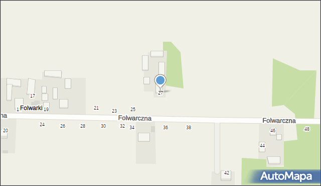 Stromiec, Folwarczna, 27, mapa Stromiec