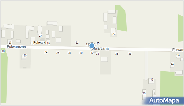 Stromiec, Folwarczna, 32, mapa Stromiec