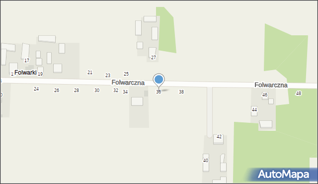 Stromiec, Folwarczna, 36, mapa Stromiec