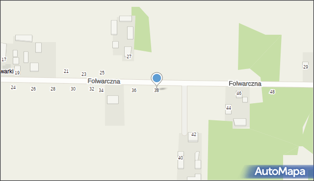 Stromiec, Folwarczna, 38, mapa Stromiec