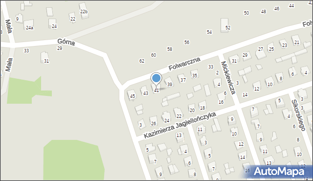 Szydłowiec, Folwarczna, 41, mapa Szydłowiec