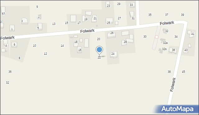 Wilków, Folwark, 22, mapa Wilków