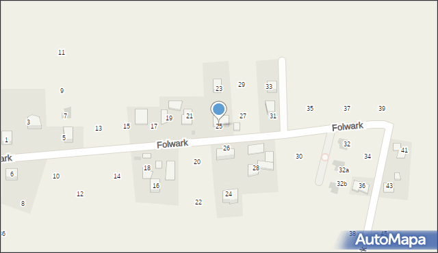 Wilków, Folwark, 25, mapa Wilków