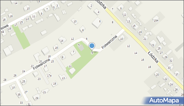 Witobel, Folwarczna, 3, mapa Witobel