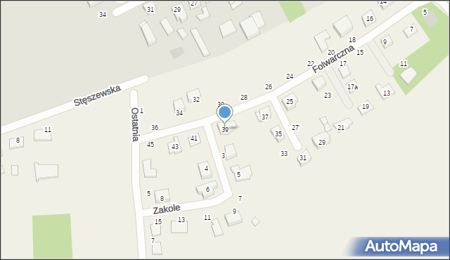 Witobel, Folwarczna, 39, mapa Witobel