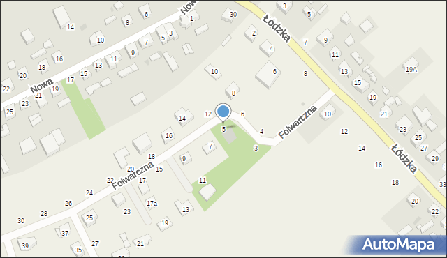 Witobel, Folwarczna, 5, mapa Witobel