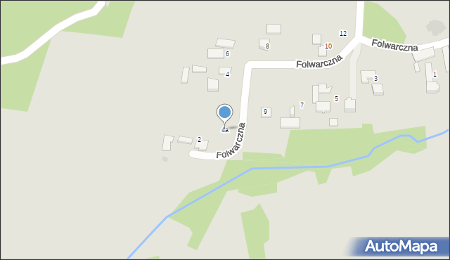 Wojnicz, Folwarczna, 4a, mapa Wojnicz