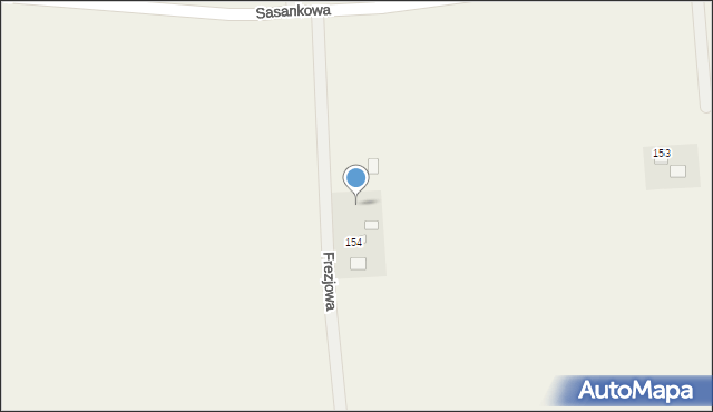 Abramowice Prywatne, Frezjowa, 9, mapa Abramowice Prywatne