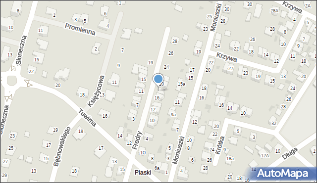 Aleksandrów Kujawski, Fredry Aleksandra, 18, mapa Aleksandrów Kujawski