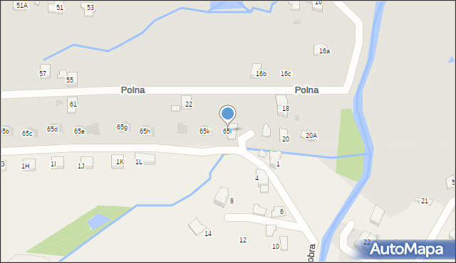 Andrychów, Franciszka Żwirki i Stanisława Wigury, 65l, mapa Andrychów