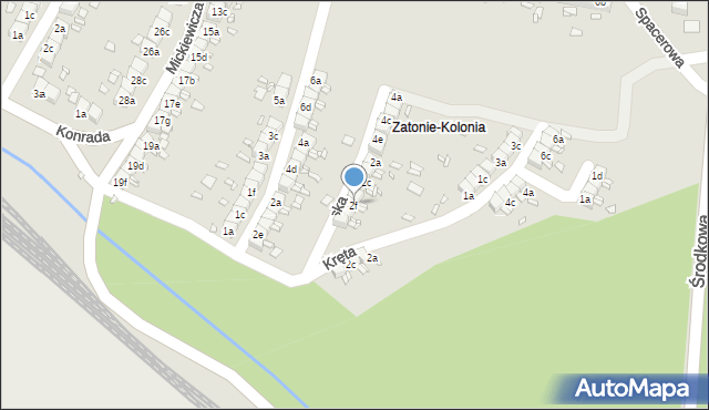 Bogatynia, Francuska, 2f, mapa Bogatynia