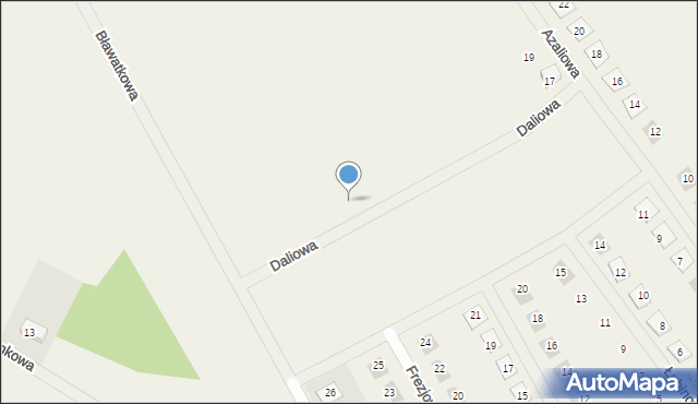 Bolechówko, Frezjowa, 32, mapa Bolechówko