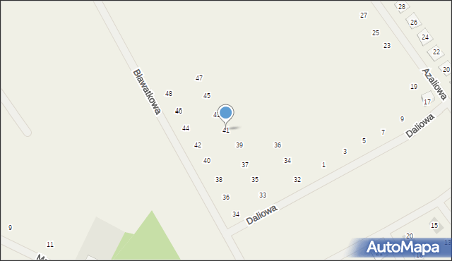 Bolechówko, Frezjowa, 41, mapa Bolechówko