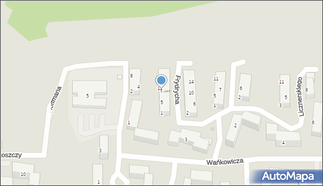 Bydgoszcz, Frydrycha Władysława, 9, mapa Bydgoszczy