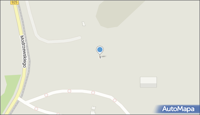 Bytom, Frycza-Modrzewskiego Andrzeja, 9, mapa Bytomia