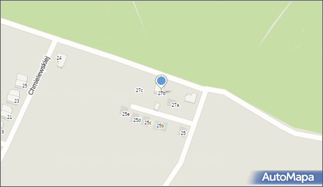 Bytom, Fredry Aleksandra, 27b, mapa Bytomia