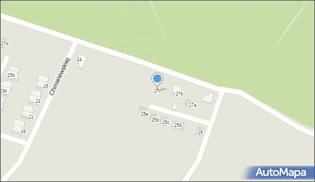 Bytom, Fredry Aleksandra, 27c, mapa Bytomia