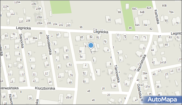 Częstochowa, Fromborska, 3, mapa Częstochowy