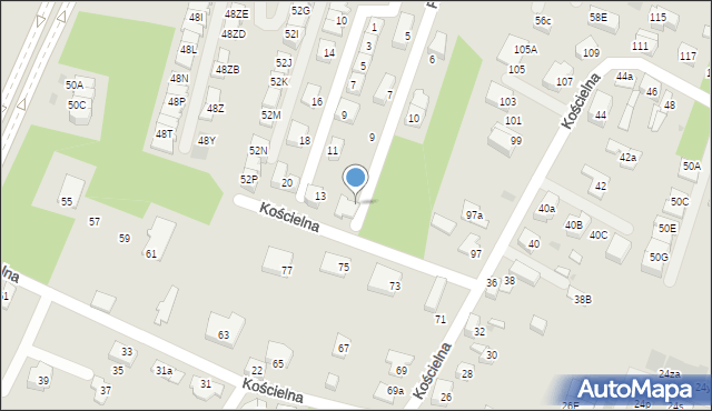 Dąbrowa Górnicza, Franciszkańska, 11, mapa Dąbrowa Górnicza