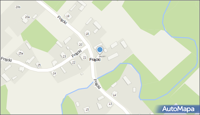 Frącki, Frącki, 17, mapa Frącki