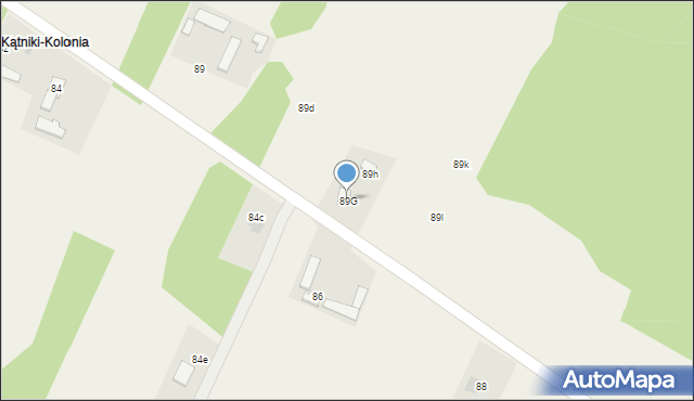 Franciszków, Franciszków, 89G, mapa Franciszków