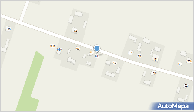 Franciszków, Franciszków, 61, mapa Franciszków