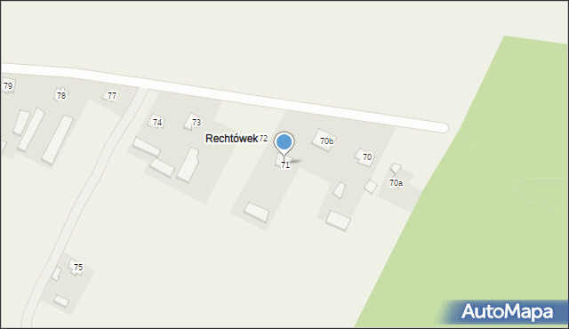 Franciszków, Franciszków, 71, mapa Franciszków