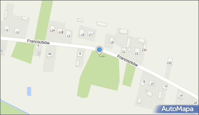 Franciszków, Franciszków, 6a, mapa Franciszków