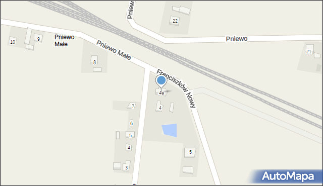 Franciszków Nowy, Franciszków Nowy, 4a, mapa Franciszków Nowy