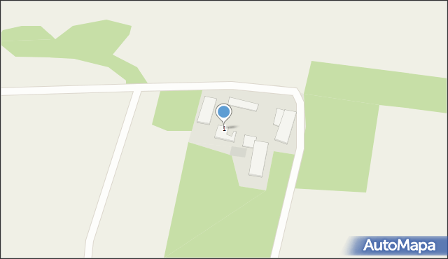 Franckowa Buda, Franckowa Buda, 1, mapa Franckowa Buda