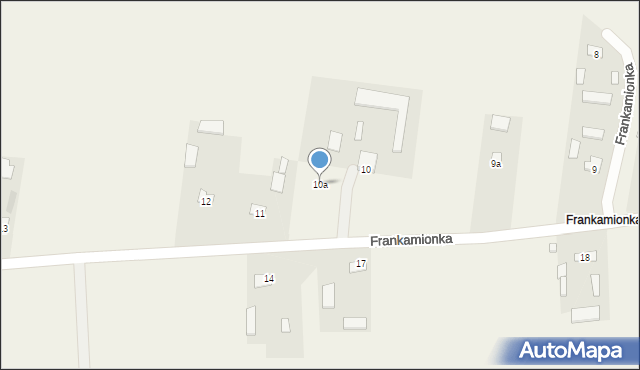 Frankamionka, Frankamionka, 10a, mapa Frankamionka