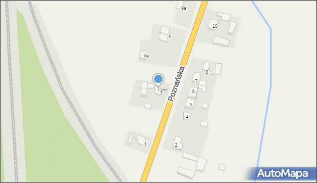 Franklinów, Franklinów, 3a, mapa Franklinów