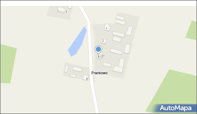 Frankowo, Frankowo, 4, mapa Frankowo