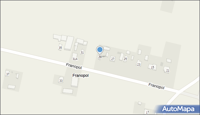 Franopol, Franopol, 29, mapa Franopol
