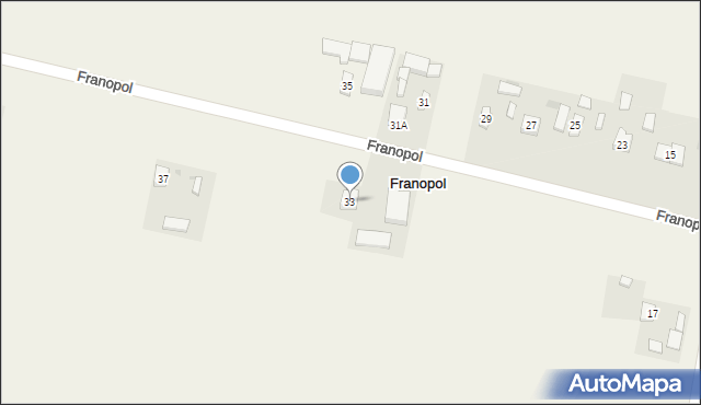 Franopol, Franopol, 33, mapa Franopol