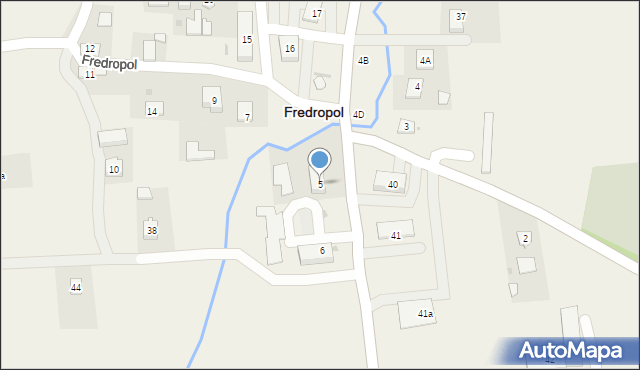 Fredropol, Fredropol, 5, mapa Fredropol