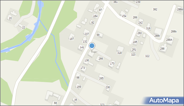 Frycowa, Frycowa, 317, mapa Frycowa