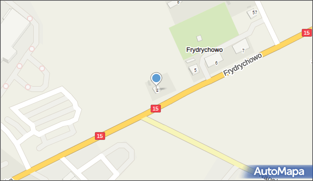 Frydrychowo, Frydrychowo, 4, mapa Frydrychowo