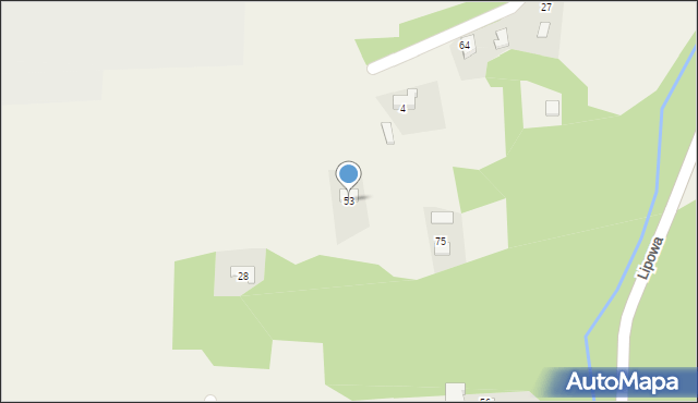 Frywałd, Frywałd, 53, mapa Frywałd