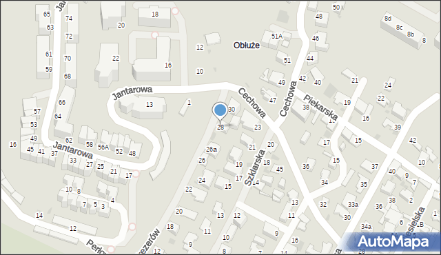 Gdynia, Frezerów, 28, mapa Gdyni